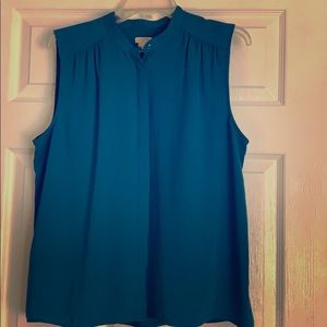 NWOT J Crew button up blouse/shell-gorgeous color